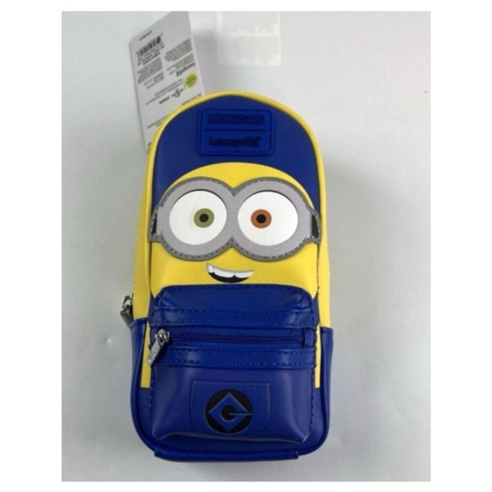 Loungefly Despicable Me Minions Cosplay Mini Pencil Bag Bananas NWT